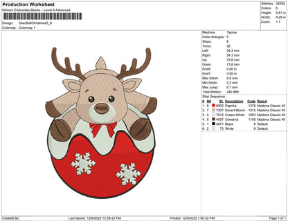 Deer Ball Christmas