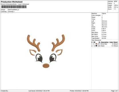 Deer  Face male