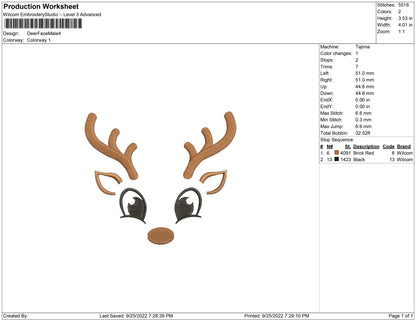 Deer  Face male
