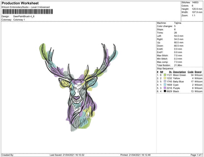 Deer Paint Brush