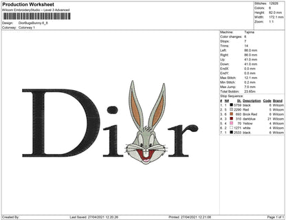 Dior-Bugs Bunny