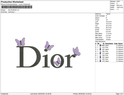Dior Butterfly