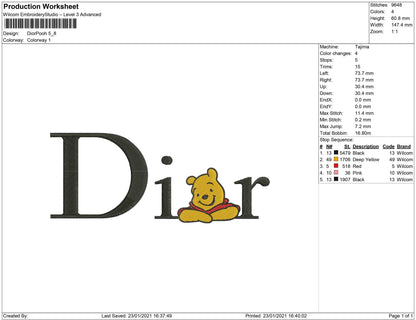 Dior Pooh