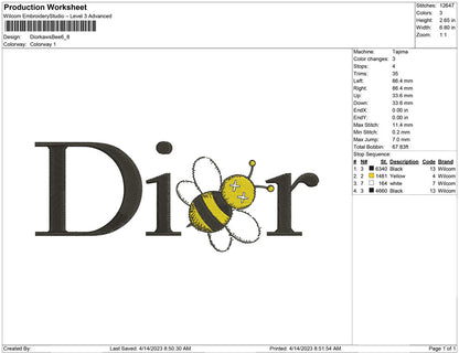 Dior Kaws Bee
