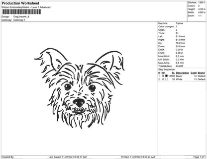 Dog Line art