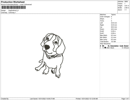 Dog Outline