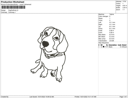 Dog Outline
