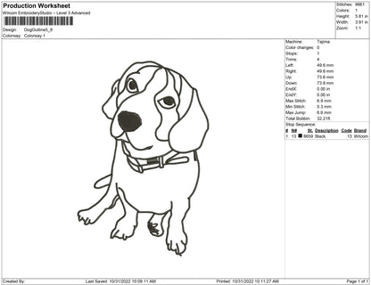 Dog Outline
