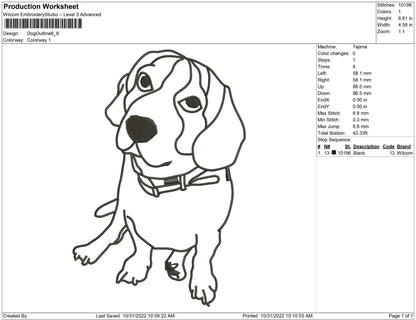 Dog Outline