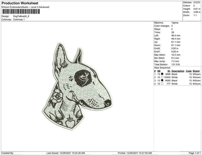 Dog Tattoed