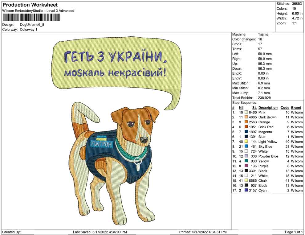 Dog Ukraine