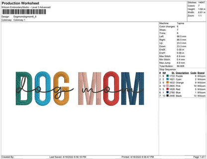 Dog mom Dog mom