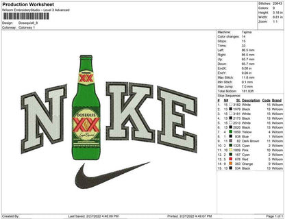 Nike Dosequis bottle