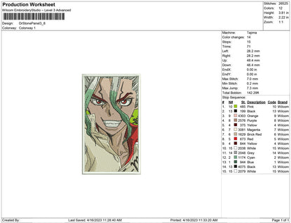Dr Stone Panel