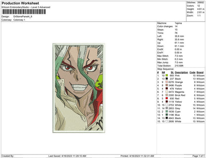 Dr Stone Panel