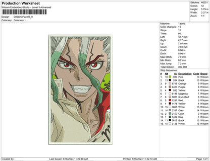 Dr Stone Panel