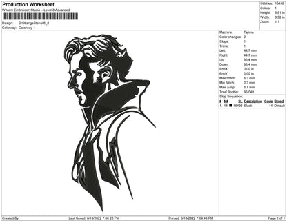 Dr Strange Silhouette
