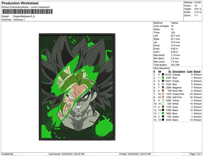 Dragonballz Green