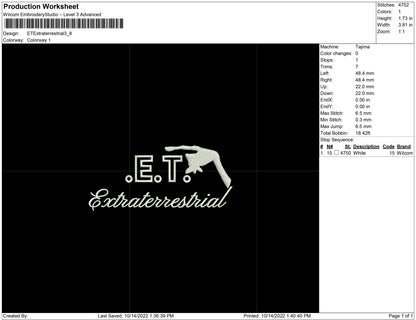 ET Extraterrestrial