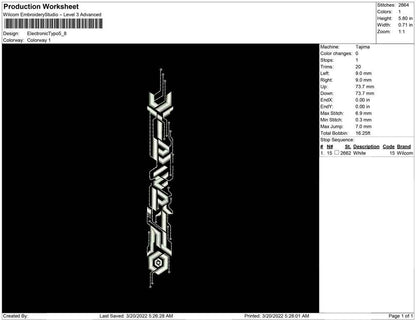 Electronic typography