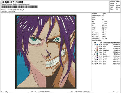 Eren Yeager rectangle