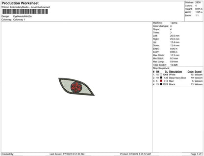 Eye Naruto mini left