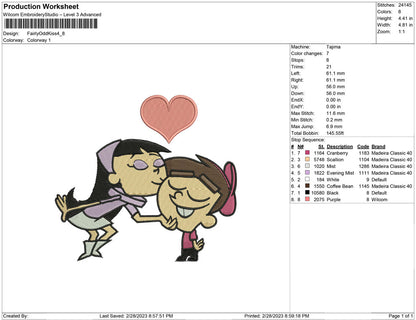 Fairy Odd kiss