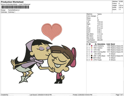 Fairy Odd kiss