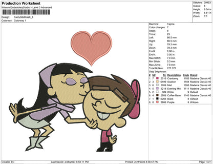 Fairy Odd kiss