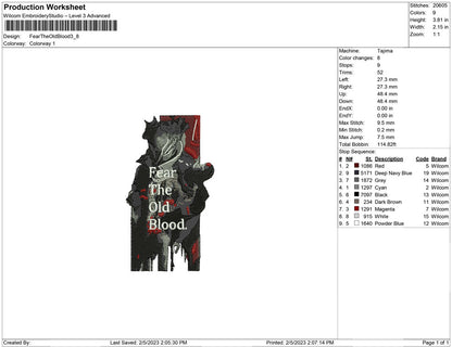 Fear the old blood