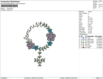 Feminist flower