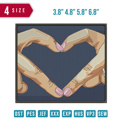 Finger heart Potrait