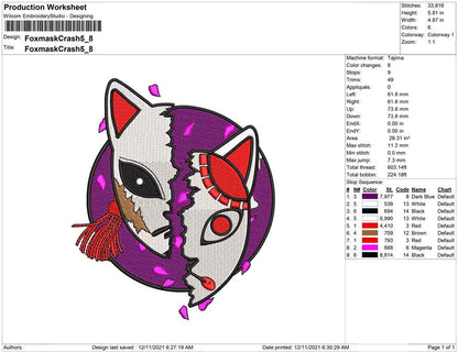 Fox mask Crash