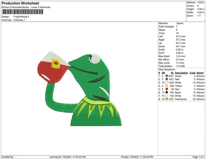 Frog drink