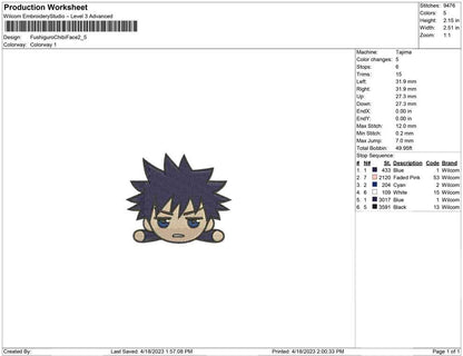Fushiguro Chibi Face