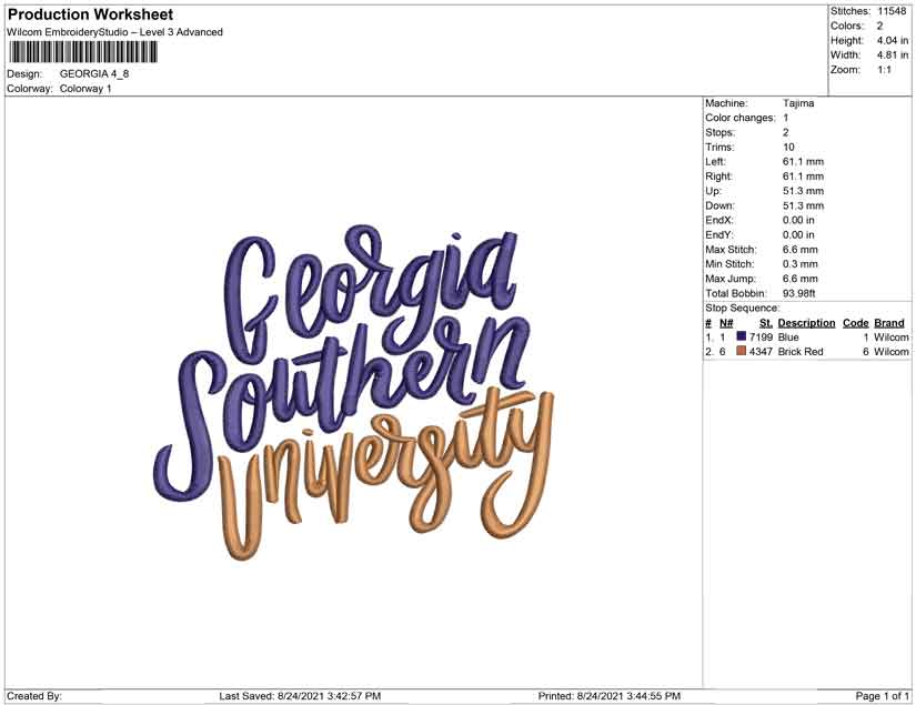 Georgia Southern University emb