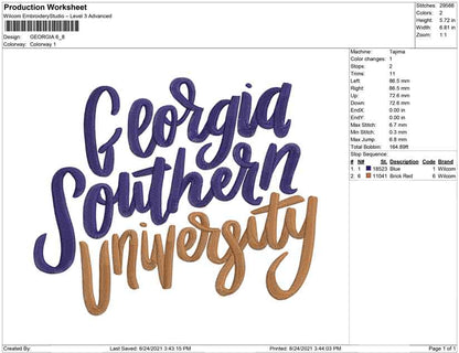 Georgia Southern University emb