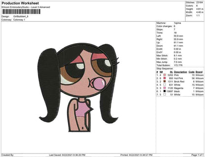 Girl bubble