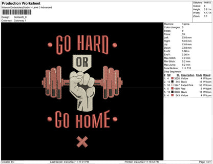 Go hard