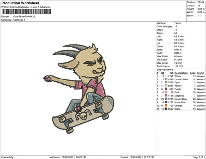Goat SkateBoard