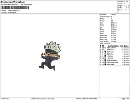 Gojo Saatoru Chibi
