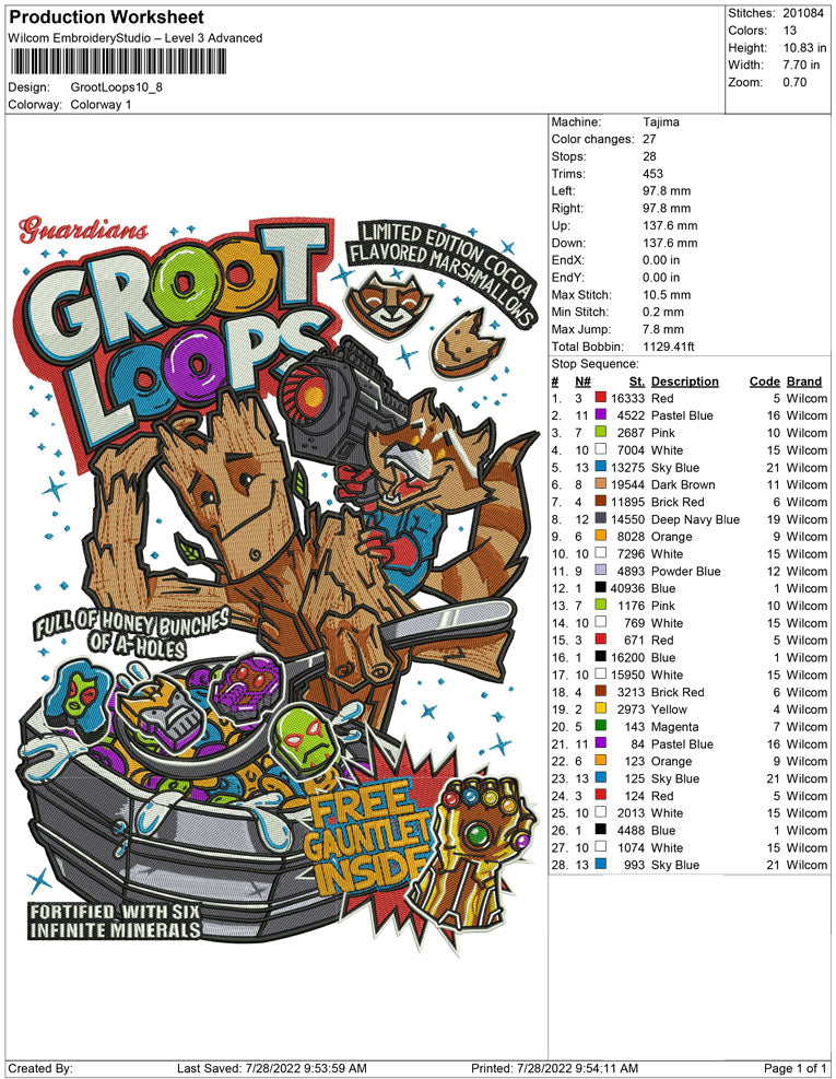 Groot Loops Poster