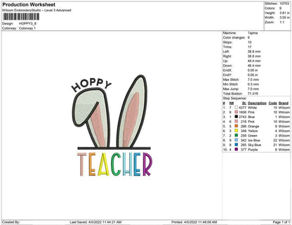 Hoppiger Lehrer
