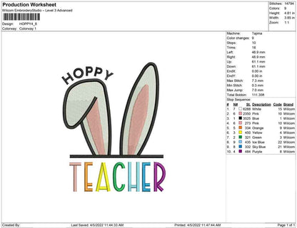 Hoppiger Lehrer