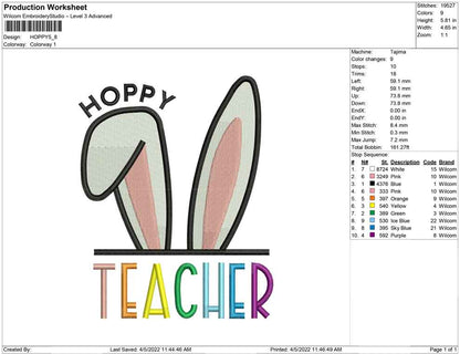Hoppiger Lehrer