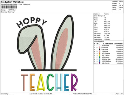 Hoppiger Lehrer