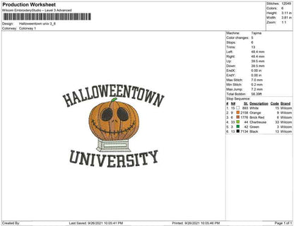 Halloweentown pumpkin university