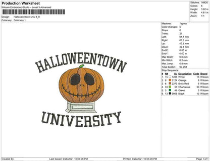 Halloweentown pumpkin university