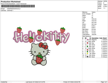 hello kitty Strawberry