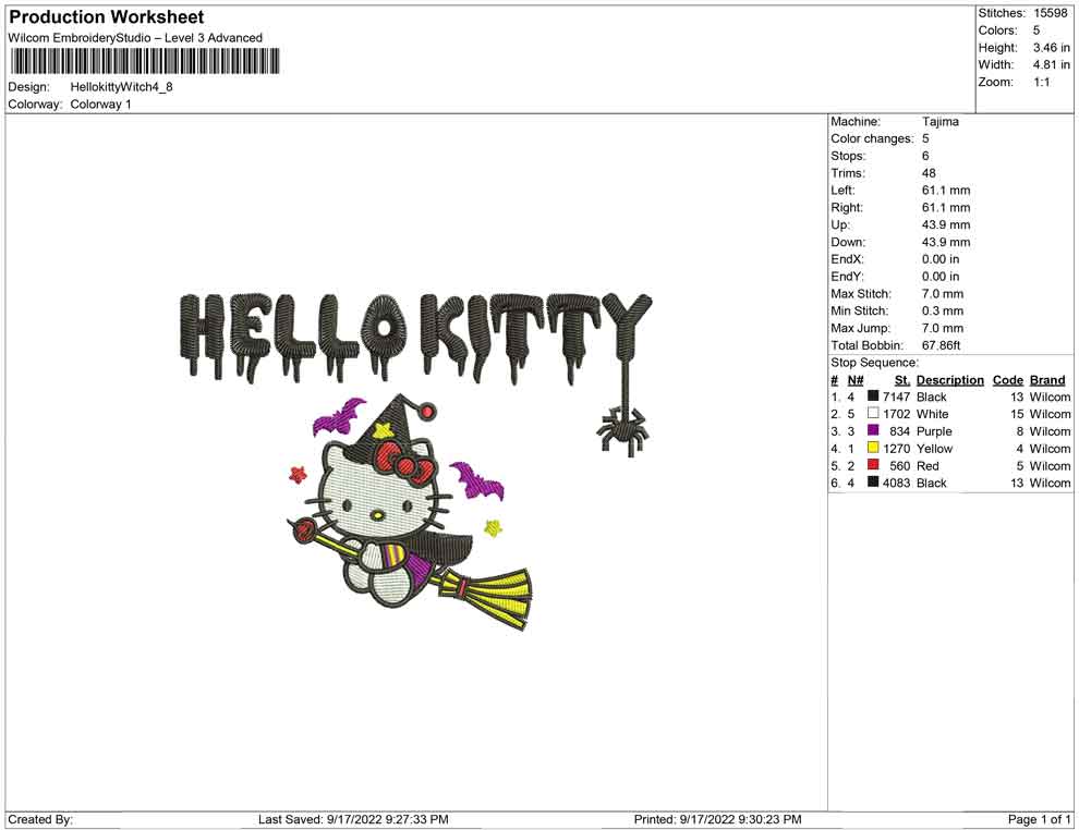 Hello kitty Witch